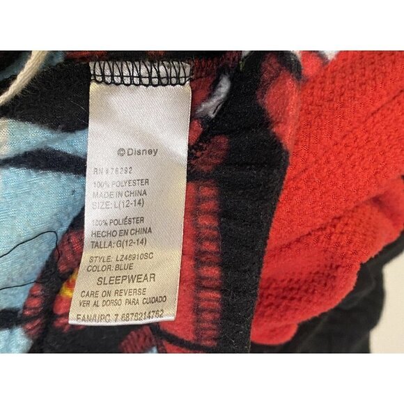 Woman’s L Mickey Minnie Mouse Pajama Set Fleece - Picture 8 of 9